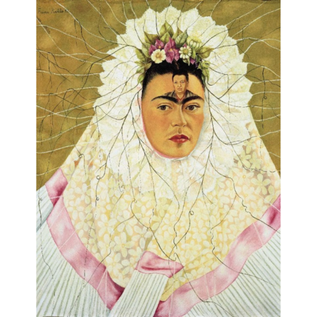 Kahlo painting: Diego On My Mind (Self-Portrait as Tehuana), 1943