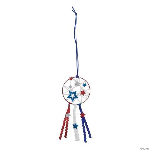 red, white and blue crafts